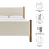 Modway Maven Full Size Fabric Upholstered Platform Bed by Modway-MOD-7186