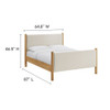 Modway Maven Queen Size Fabric Upholstered Platform Bed by Modway-MOD-7189