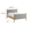 Modway Maven Queen Size Fabric Upholstered Platform Bed by Modway-MOD-7189