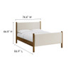 Modway Maven King Size Fabric Upholstered Platform Bed by Modway-MOD-7192