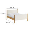 Modway Maven King Size Boucle Upholstered Platform Bed by Modway-MOD-7194