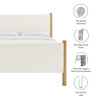 Modway Maven King Size Boucle Upholstered Platform Bed by Modway-MOD-7194