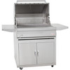 Blaze 32-Inch Built-In Stainless Steel Charcoal Grill With Adjustable Charcoal Tray & Cart - BLZ-4-CHAR/BLZ-4-CART  1