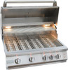 Kokomo 32” Professional Built in Gas Grill (4 Burner/Back Burner) -