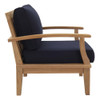 EEI-1469 Marina 4 Piece Outdoor Patio Teak Set by Modway