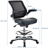 EEI-211 Edge Drafting Chair by Modway