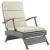 EEI-2301 Envisage Chaise Outdoor Patio Wicker Rattan Lounge Chair by Modway