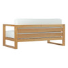 EEI-3117-NAT-WHI-SET Upland 8 Piece Outdoor Patio Teak Set by Modway
