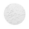EEI-3526-BLK-WHI Lippa 40" Round Faux Marble Dining Table by Modway