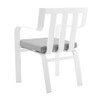 EEI-3571-WHI-GRY Baxley Stackable Outdoor Patio Aluminum Dining Armchair by Modway