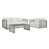 EEI-3598 Aura 3 Piece Outdoor Patio Wicker Rattan Set by Modway