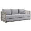 EEI-3598 Aura 3 Piece Outdoor Patio Wicker Rattan Set by Modway
