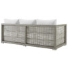 EEI-3598 Aura 3 Piece Outdoor Patio Wicker Rattan Set by Modway