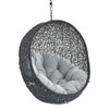 EEI-3635 Encase Sunbrella&reg; Fabric Swing Outdoor Patio Lounge Chair Without Stand by Modway