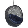EEI-3635 Encase Sunbrella&reg; Fabric Swing Outdoor Patio Lounge Chair Without Stand by Modway