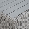 EEI-3981-LGR Conway 32" Outdoor Patio Wicker Rattan Coffee Table by Modway