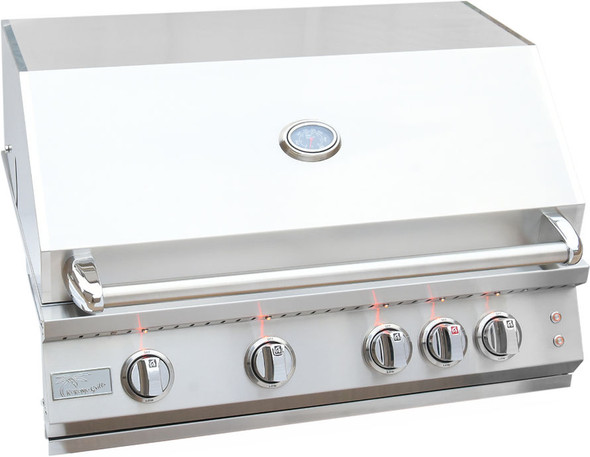 Kokomo 32” Professional Built in Gas Grill (4 Burner/Back Burner) -