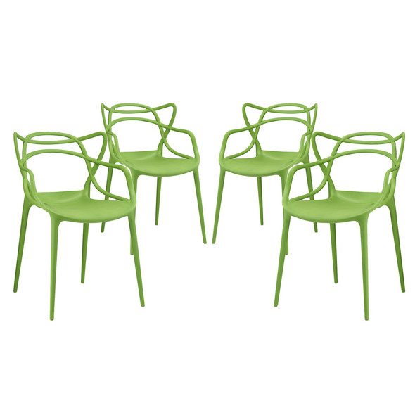 EEI-2348 Entangled Dining Set Set of 4 by Modway
