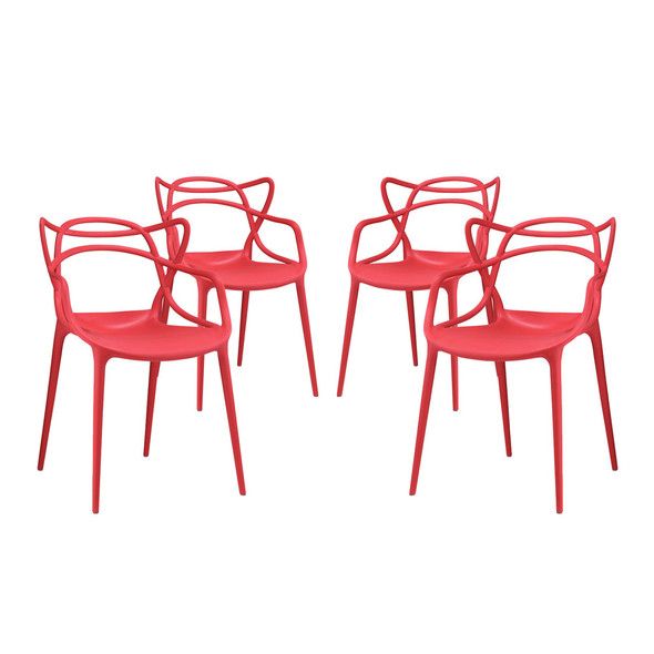 EEI-2348 Entangled Dining Set Set of 4 by Modway