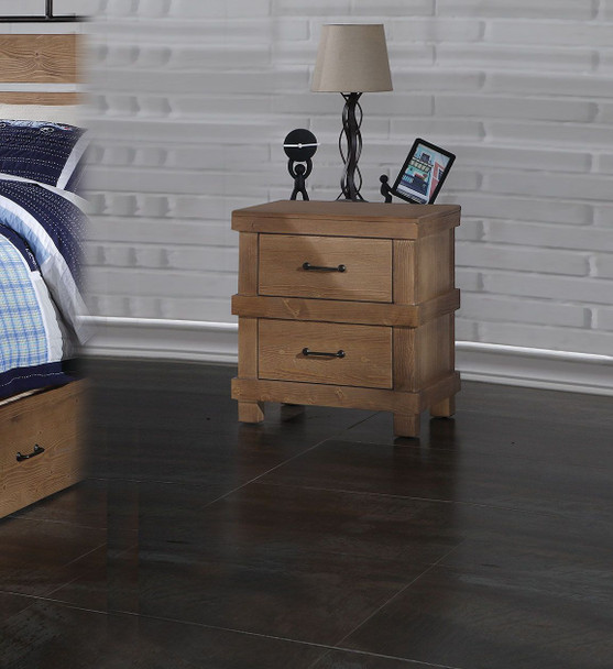 ACME 30613 Adams Nightstand, Antique Oak
