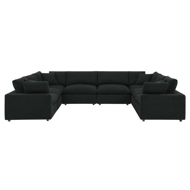 EEI-6371 Commix 8-Piece Down Filled Overstuffed Boucle Fabric Sectional Sofa by Modway