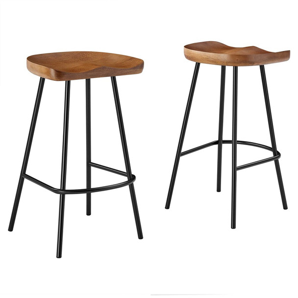 EEI-6741 Concord Backless Wood Counter Stools Set of 2 by Modway