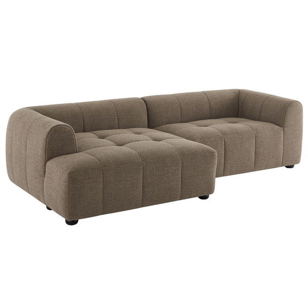 EEI-6868 Liana Left-Facing Upholstered Fabric Modular Sofa with Chaise by Modway