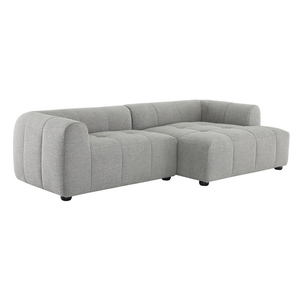 EEI-6869 Liana Right-Facing Upholstered Fabric Modular Sofa with Chaise by Modway