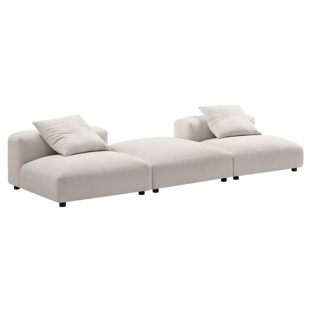EEI-7029 Solace 3-Piece Modular Upholstered Fabric Sectional Sofa by Modway