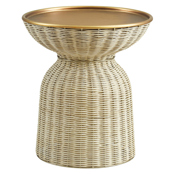 Lazaro Round Rattan Side Table by Modway
