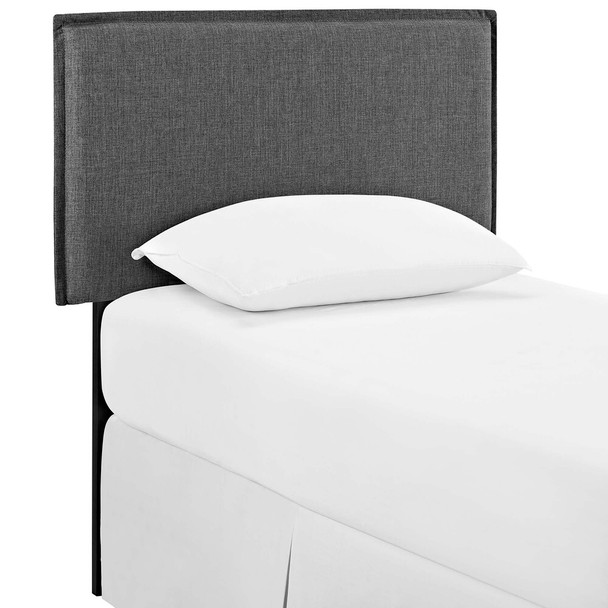 Modway Camille Upholstered Fabric Twin Headboard by Modway-MOD-5405-GRY