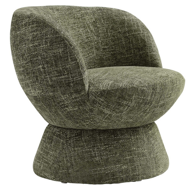 Modway Vesta Chenille Fabric Upholstered Swivel Chair by Modway-EEI-6863