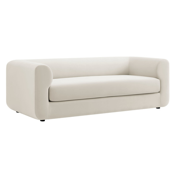 Modway Leif 89" Performance Velvet Upholstered Sofa by Modway-EEI-7281