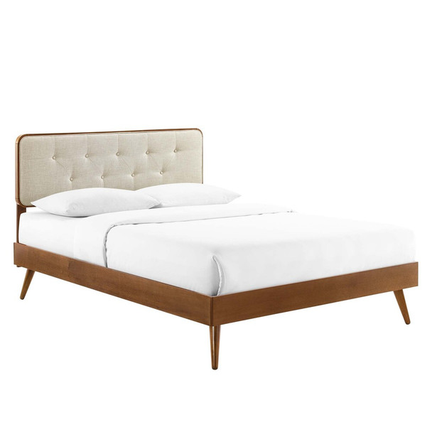 Modway Bridgette Wood Twin Platform Bed With Splayed Legs by Modway-MOD-6648