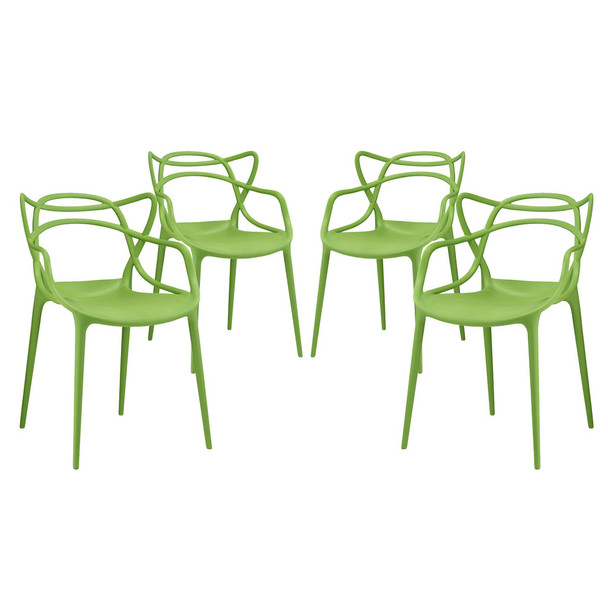 EEI-2348 Entangled Dining Set Set of 4 by Modway