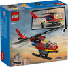 LEGO 60411 City Fire Fire Rescue Helicopter