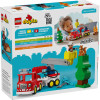 LEGO 10473 DUPLO Town Fire Truck with Hose and Firefighter