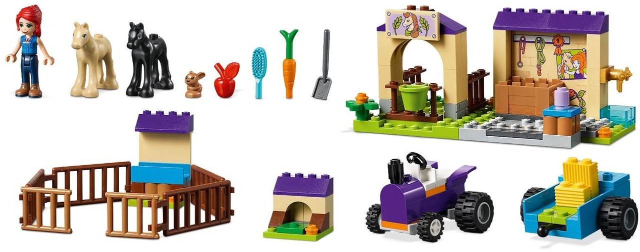 lego friends foal stable