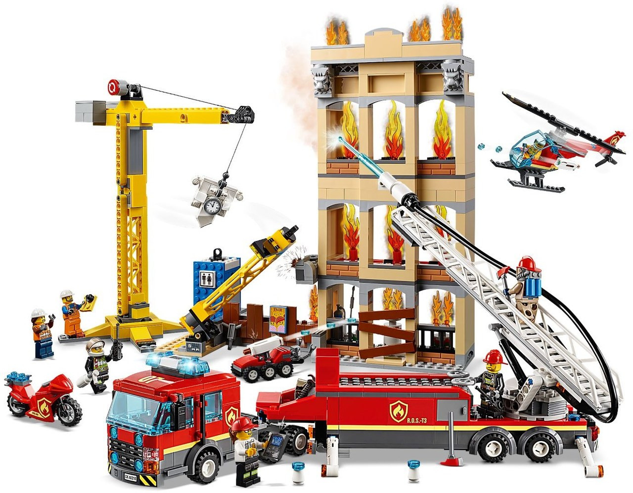 lego city downtown fire