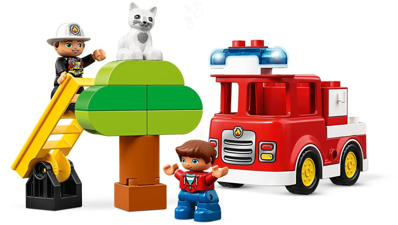 lego duplo town fire truck