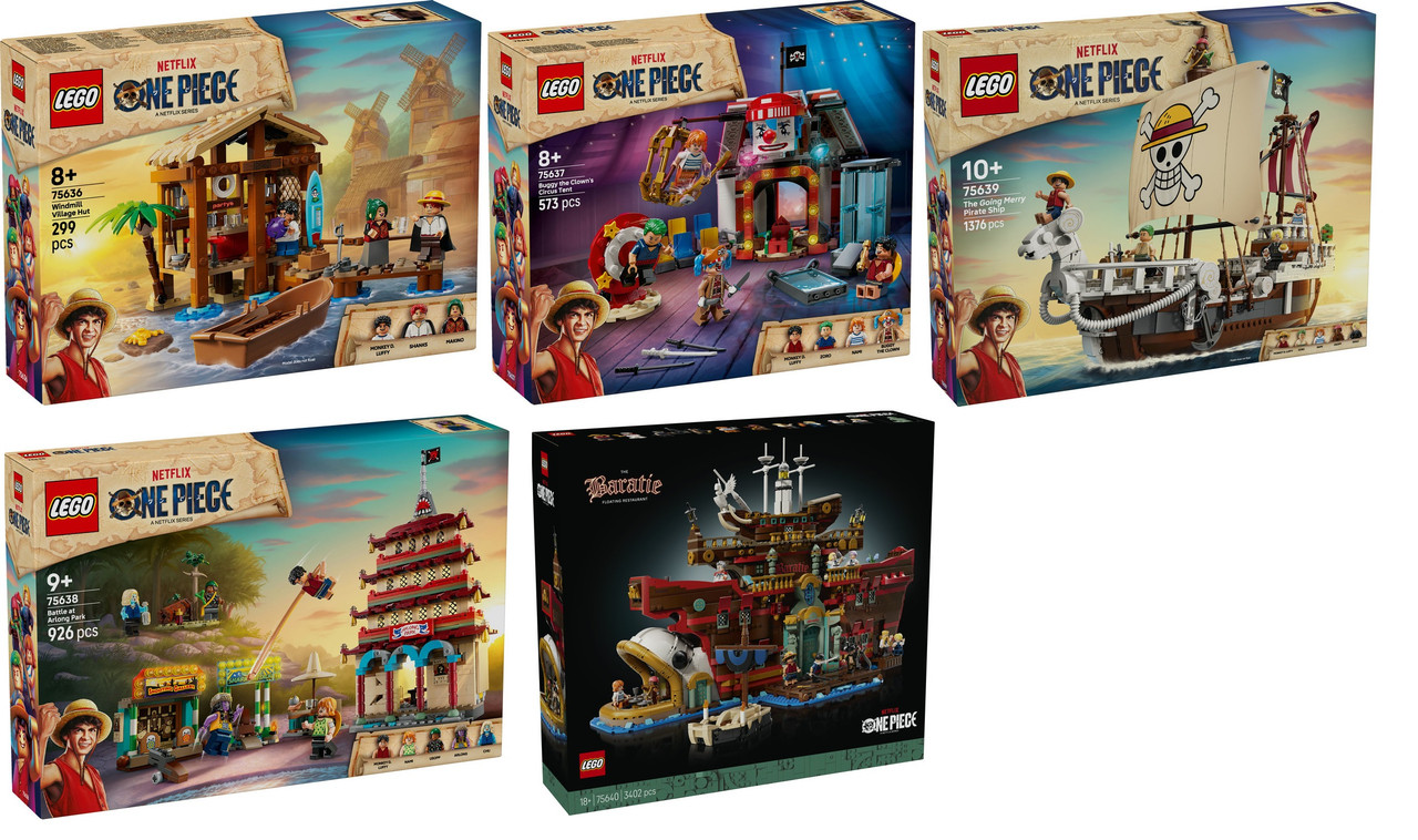 LEGO One Piece Combo 75636 75637 75638 75639 75640 Total 5 sets