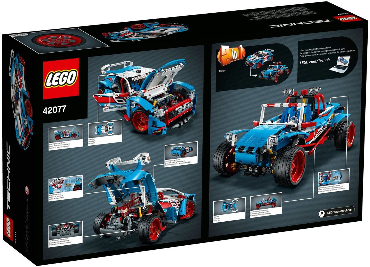 lego 42077 technic rally car