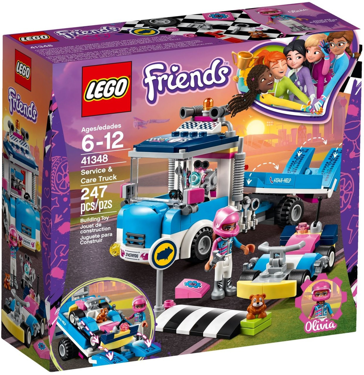lego friends service truck