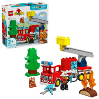 LEGO 10473 DUPLO Town Fire Truck with Hose and Firefighter