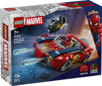 LEGO 76336 Super Heroes Marvel Spider-Man Car vs. Venomized Wolverine