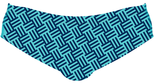 Woven  navy and capri  Brief 2.0