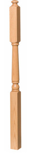 Newel Posts - Traditional Newel Posts - Colonial Newel Posts - Colonial ...