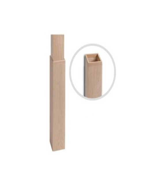 The BASE-4000 is a base sleeve designed specifically for 3-1/4" newel posts. It serves as a support and decorative component for your staircase.