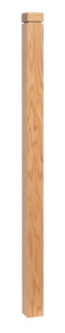 Craftsman 3" Square Cap Newel with Groove