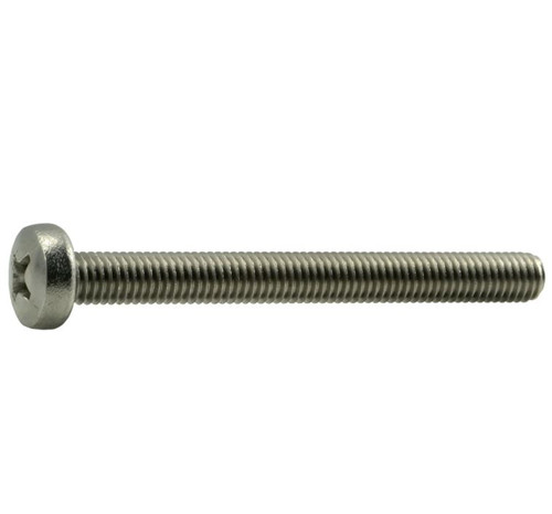 Stainless M5 Machine Screw for attaching round bar holders to newel posts and attaching stainless handrail to stainless handrail support saddles. M5 x 0.8 x 25mm machine screw. Use Grade A2 for interior and Grade 316 for exterior.